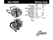 Centric Axle Bearing and Hub Assembly 402.42002E