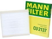 Mann Filter Cabin Air Filter CU 2137