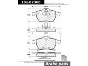 Centric Brake Pad 100.07360 Centric Brake Pad 100.07360
