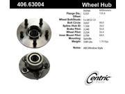 Centric Wheel Bearing and Hub Assembly 406.63004E