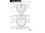 Centric Brake Pad 105.16100 Centric Brake Pad 105.16100