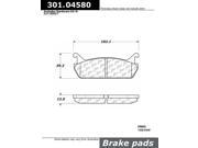 Centric Brake Pad 301.04580
