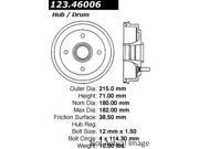 Centric Brake Drum 123.46006 Centric Brake Drum 123.46006