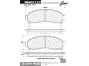 Centric Brake Pad 306.08330