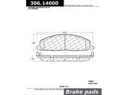 Centric Brake Pad 306.14000