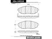 Centric Brake Pad 103.10310