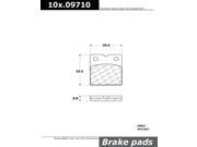 Centric Parking Brake Pad Set 102.09710