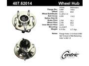 Centric 407.62014E Standard Axle Bearing And Hub Assembly