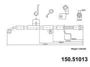 Centric Brake Hose 150.51013 Centric Brake Hose 150.51013