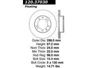 Centric Brake Rotor 125.37030 Centric Brake Rotor 125.37030