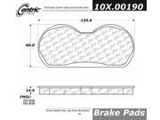Centric C Tek Brake Pad 102.00190