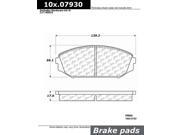 Centric Brake Pad 103.07930 Centric Brake Pad 103.07930