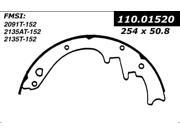 Centric Drum Brake Shoe 111.01520 Centric Drum Brake Shoe 111.01520