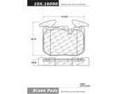 Centric Stoptech Brake Pad 309.16090 Centric Stoptech Brake Pad 309.16090