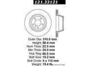Centric Disc Brake Rotor 121.33121 Centric Disc Brake Rotor 121.33121
