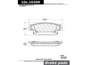 Centric Brake Pad 103.10200 Centric Brake Pad 103.10200