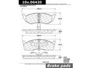 Centric Brake Pad 103.06420 Centric Brake Pad 103.06420