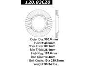 Centric Brake Rotor 120.83020 Centric Brake Rotor 120.83020