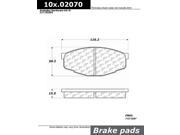 Centric Brake Pad 103.02070