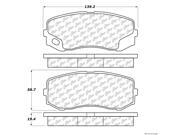 Centric Brake Pad 300.12650 Centric Brake Pad 300.12650