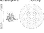 Centric Brake Rotor 120.33144 Centric Brake Rotor 120.33144