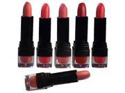W7 Cosmetics Set of 6 Mattenificent Lips Lipstick Collection Matte