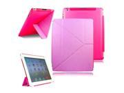 BisLinks® Transformer Style Case Magnetic Smart Cover Stand Pink For Your iPad 2 3 4
