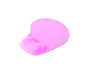 BisLinks® Pink Anti Slip Gelee Jelly Big Foot Mouse Pad With Gel Wrist Support PC Laptop