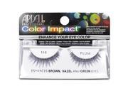Ardell Colour Impact Lashes Enhance Eye Colour Eyelashes Plum 110 Salon Look