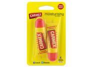 Carmex Duo Pack Classic Original Moisturising Lip Balm Tube Skin Care Treatment
