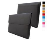 Snugg Macbook Air Pro 13 Case Leather Sleeve with Lifetime Guarantee Black for Apple Macbook Air 13 and Macbook Pro 13 with Retina