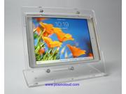 iPad 2 3 4 Clear Desktop Stand for Kiosk POS Store Display Show Display made by Black Acrylic fits Square Reader