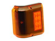 Bargman 34 86 203 Clearance Light No. 86 Wrap Around Amber With Black Base 13.38 x 9 x 3 in.
