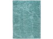 Jaipur TB01 Shag Solid Pattern Polyester Blue Area Rug 5x7.6