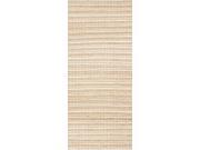 Jaipur AD03 Naturals Stripe Pattern Cotton Jute Taupe Ivory Area Rug 2.6x9