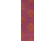 Jaipur MR15 Flat Weave Tribal Pattern Wool Pink Orange Area Rug 5x8