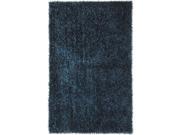 Jaipur FL03 Shag Solid Pattern Polyester Blue Area Rug 5x7.6