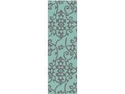 Surya COS 9202 Cosmopolitan Rectangle Teal 2 6 x 8 Area Rug