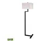Lamp Works Right Angle Metal LED Floor Lamp In Bronze 902 LED