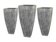 Screen Gems Sandstone Ribbed Long Square Planter SGS3105 3107