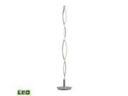 Alico Twist 21 Watt LED Floor Lamp In Aluminum FLLC1352 10 98