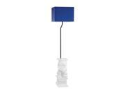 Dimond Wei Shi Outdoor Floor Lamp with Navy Blue Shade D3102N