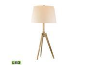 Dimond Brass Pointed LED Tripod Lamp D2846 LED