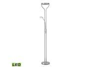 Dimond Massena Floor Lamp In Polished Chrome And Frosted Glass D2703