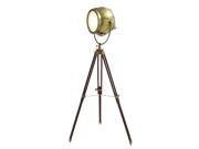 Spotlight Lamp Gold Adjustable Tripod Easel Antique Home Decor 24850