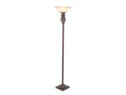 GwG Outlet Metal Glass Floor Lamp 70 H 78478