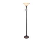 GwG Outlet Metal Glass Floor Lamp 71 H 78480