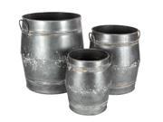 GwG Outlet Metal Planter in 16 20 24 H Set of 3 84258