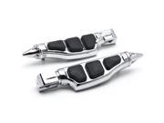 Krator® Stiletto Motorcycle Foot Pegs Footrests Left Right For Kawasaki Vulcan 800 Classic 1996 2005 Rear