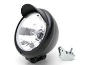 Krator® Motorcycle Custom Black Headlight Head Light For Victory Ness Jackpot Arlen Series